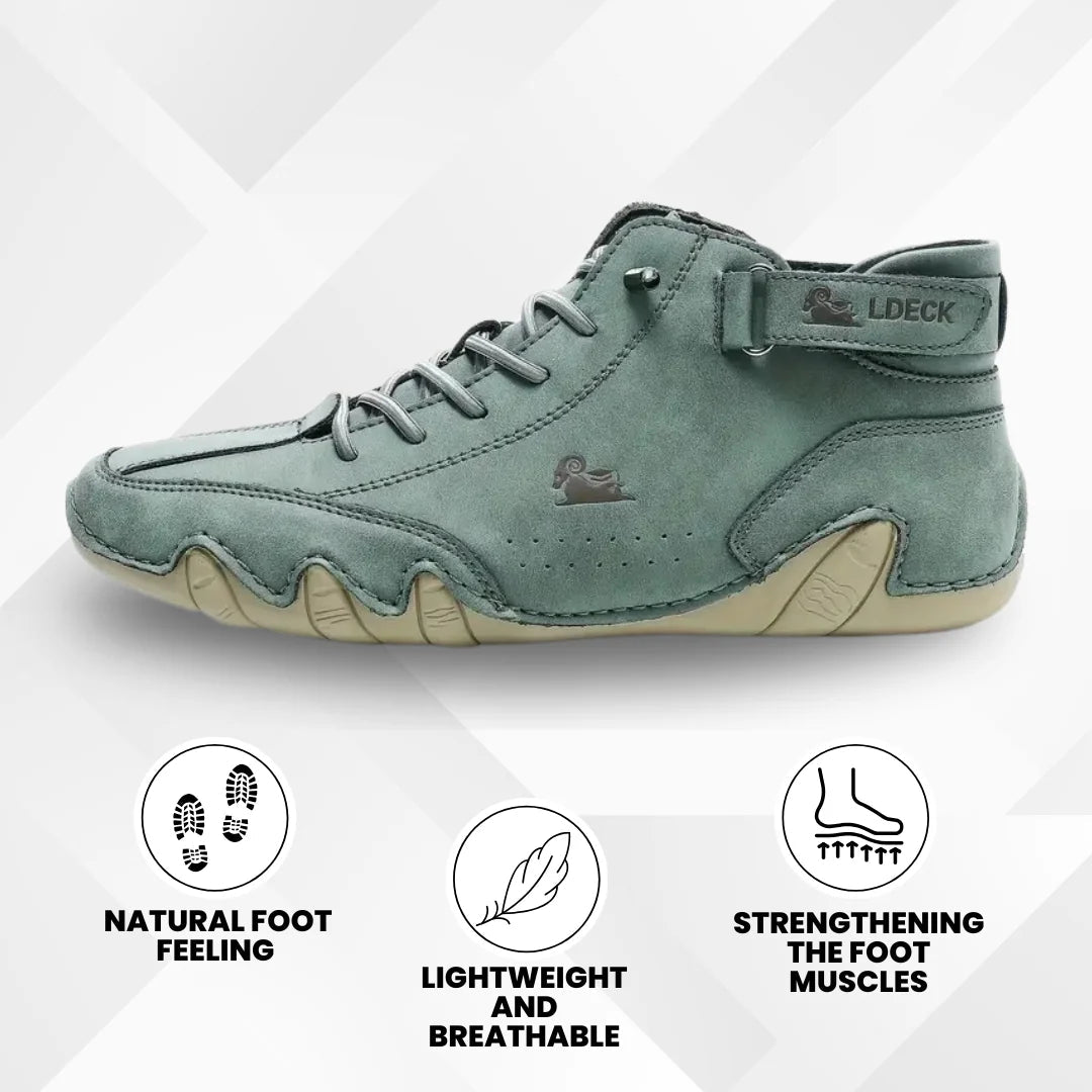 Alpaca – Ergonomic, Non - Slip & Waterproof Leather Barefoot Shoes for Natural Pain Relief - Solea Monaco