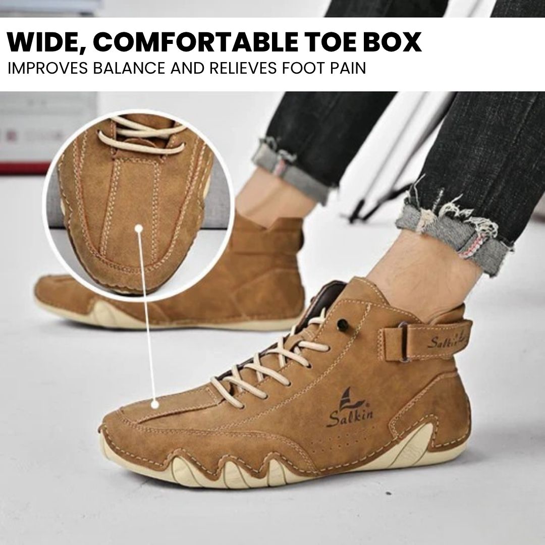 Alpaka - orthopedic, waterproof & non - slip leather barefoot shoes - Solea Monaco