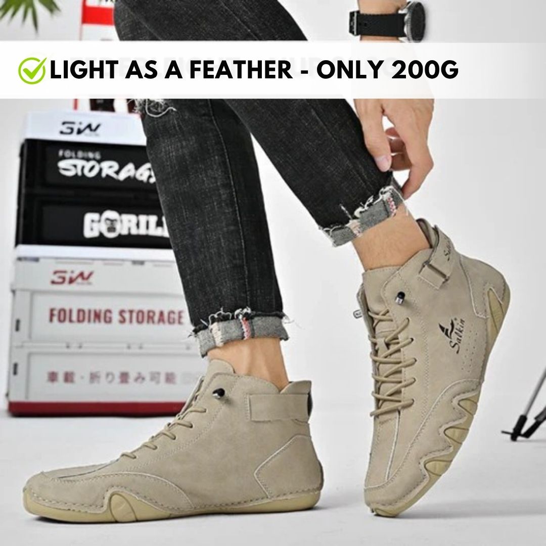 Alpaka - orthopedic, waterproof & non - slip leather barefoot shoes - Solea Monaco