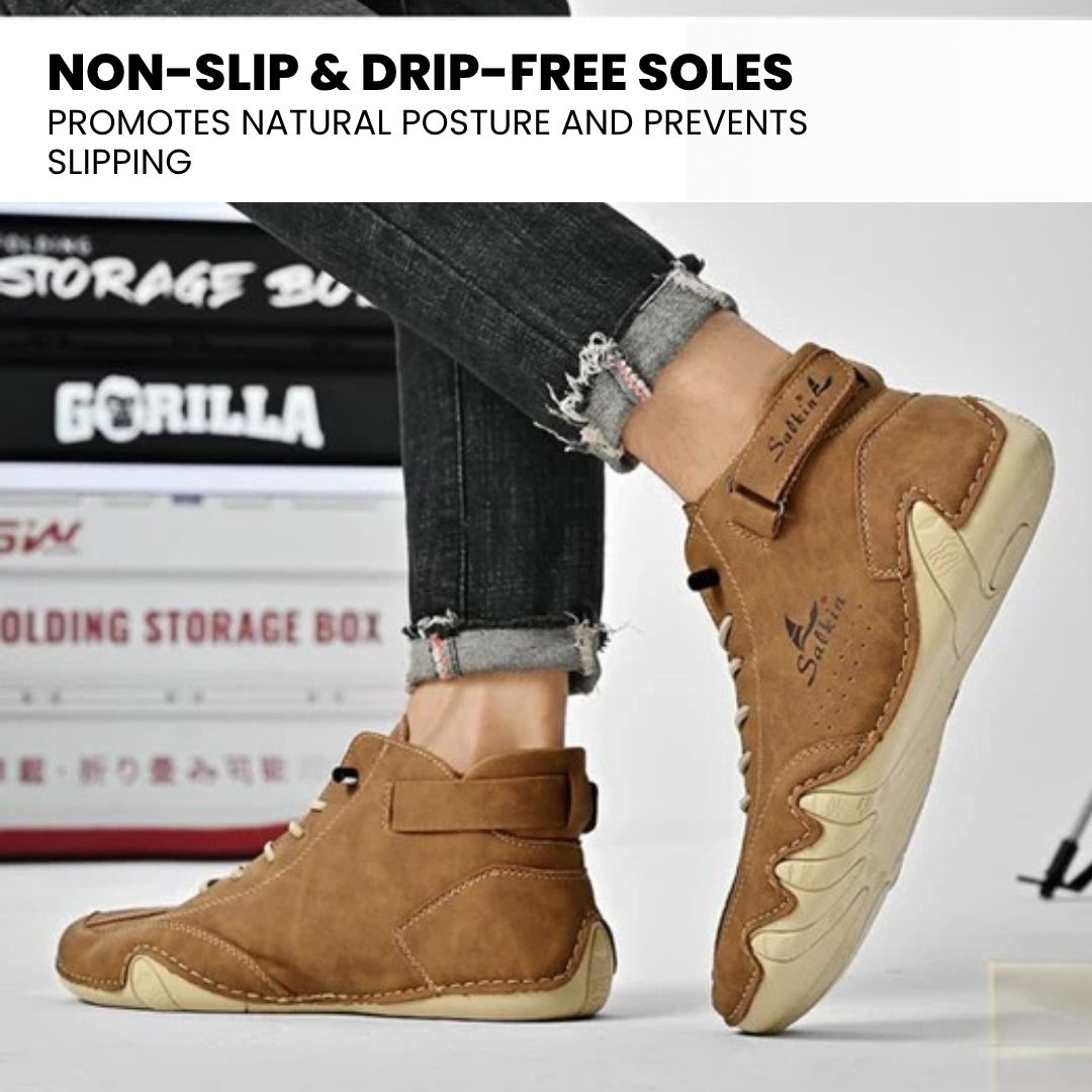 Alpaka - orthopedic, waterproof & non - slip leather barefoot shoes - Solea Monaco