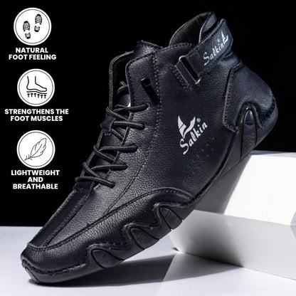 Alpaka - orthopedic, waterproof & non - slip leather barefoot shoes - Solea Monaco