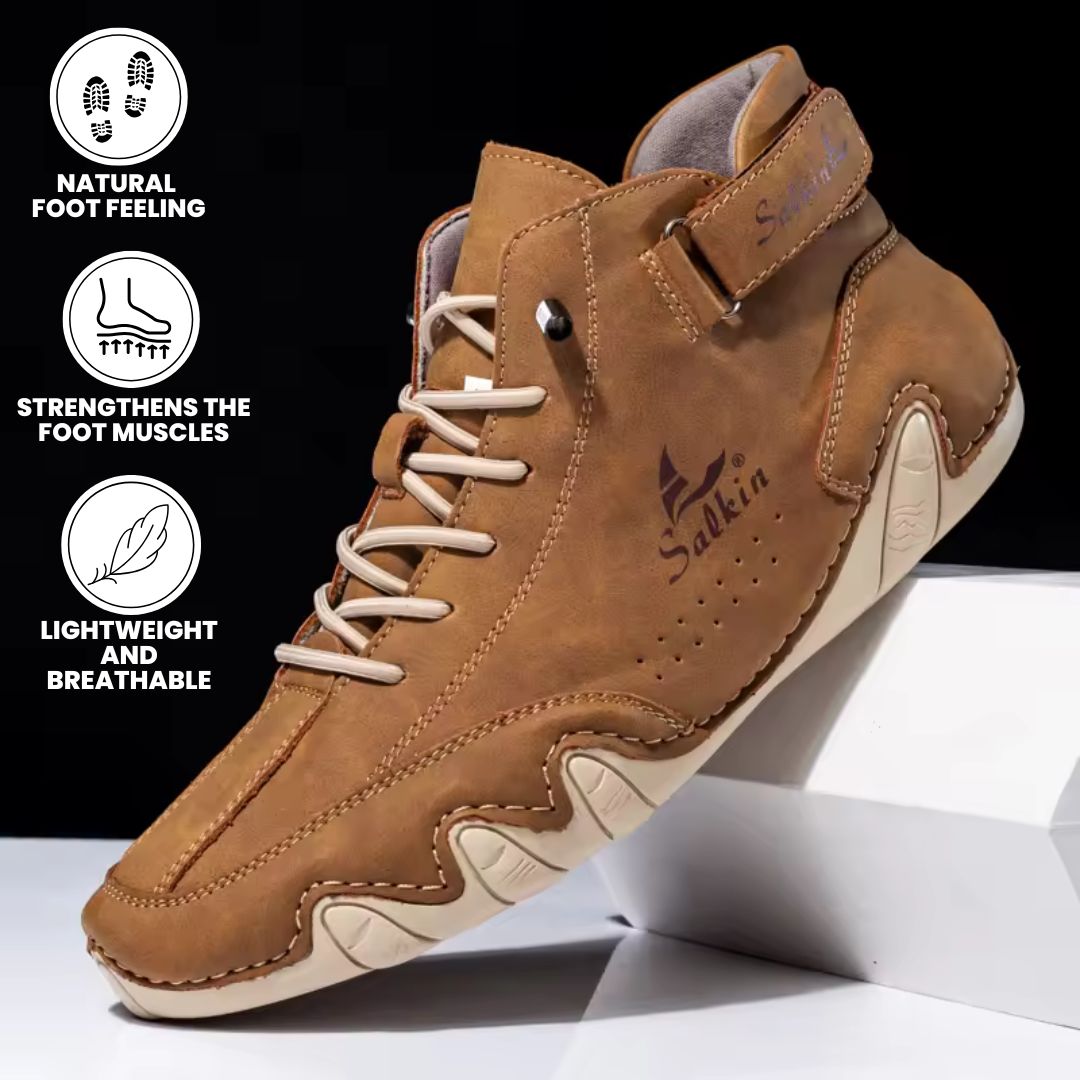 Alpaka - orthopedic, waterproof & non - slip leather barefoot shoes - Solea Monaco