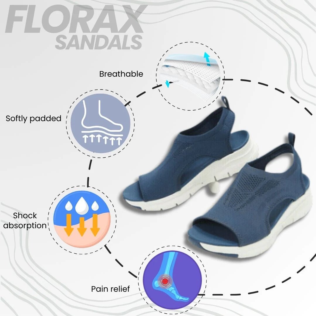 Florax™ - ergonomic orthopaedic sandals for pain relief - Solea Monaco