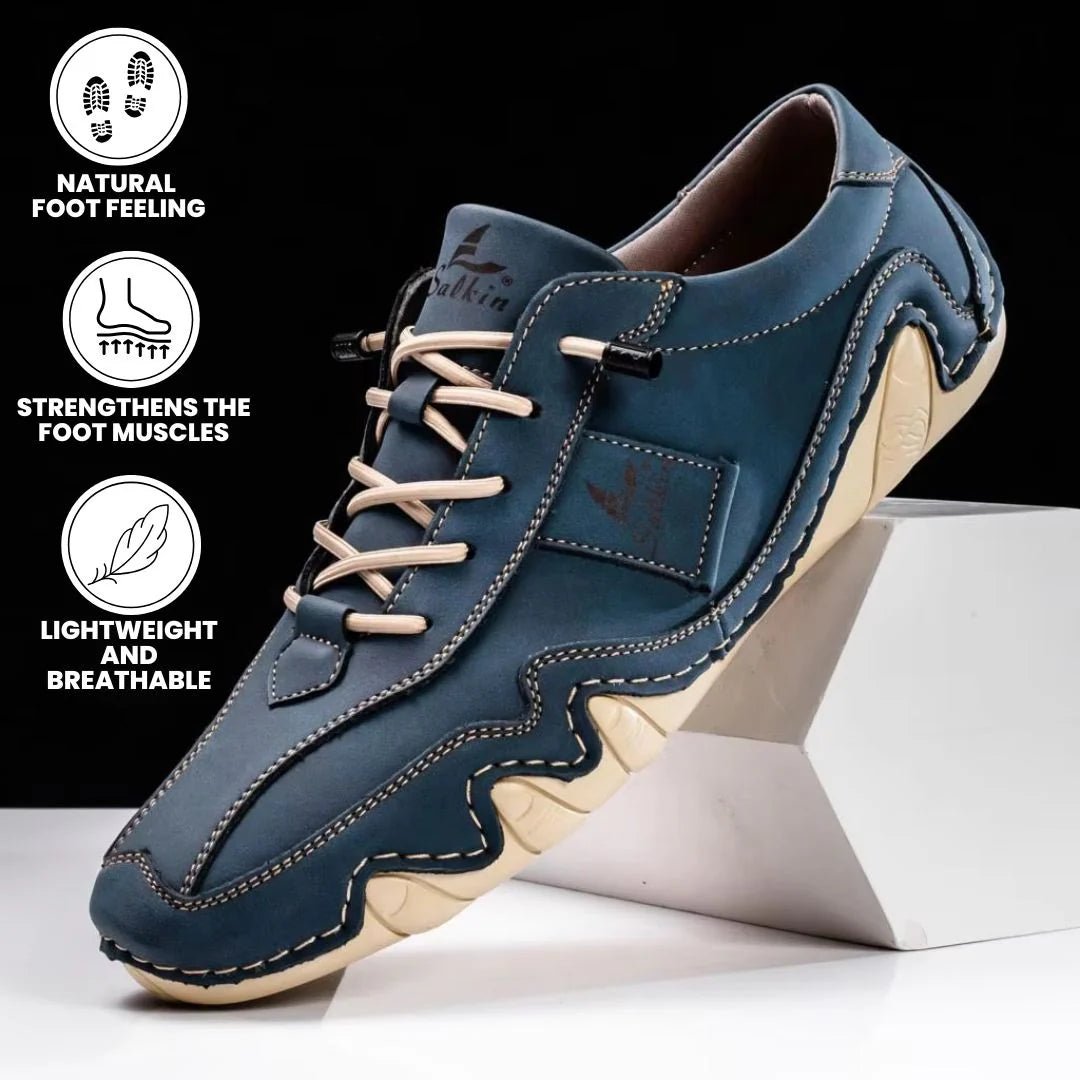 Ibex - ergonomic, pain relieving & waterproof leather barefoot shoe - Solea Monaco