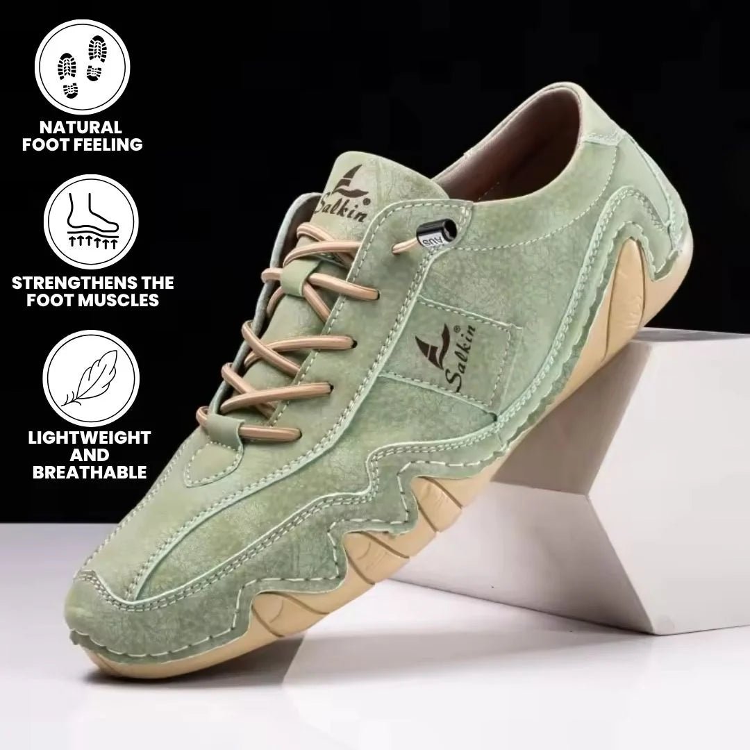 Ibex - ergonomic, pain relieving & waterproof leather barefoot shoe - Solea Monaco