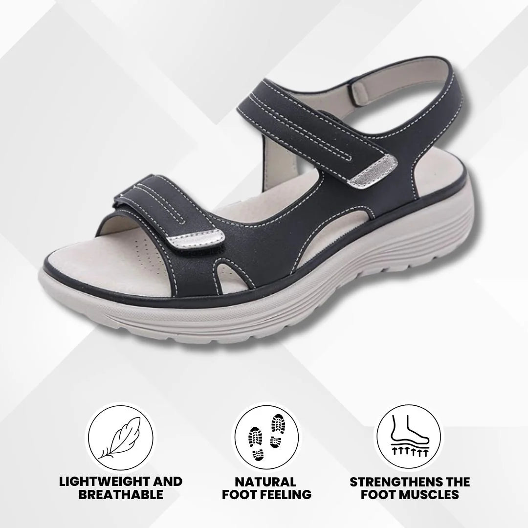 OrthoKlara - ergonomic, pain relieving & non - slip sandals for women - Solea Monaco
