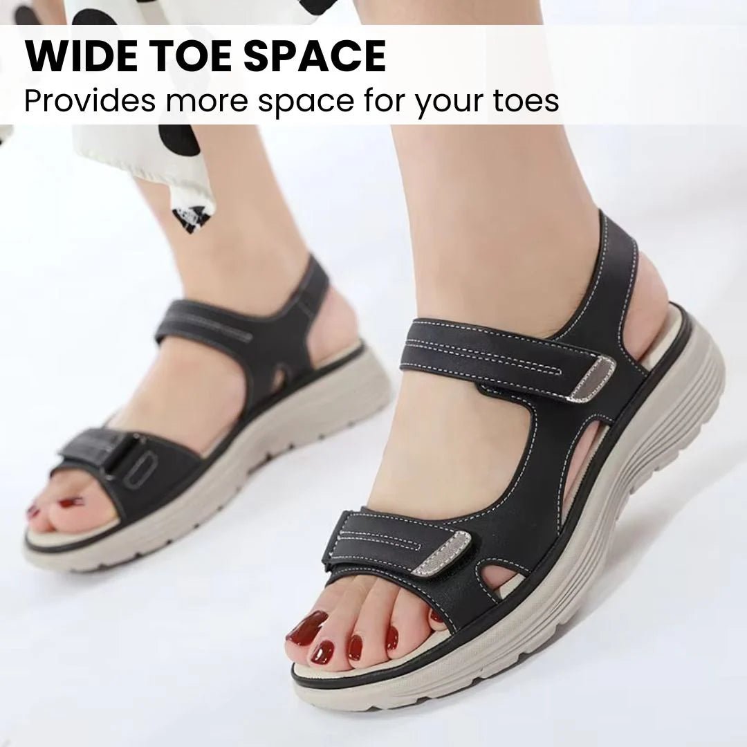 OrthoKlara - ergonomic, pain relieving & non - slip sandals for women - Solea Monaco