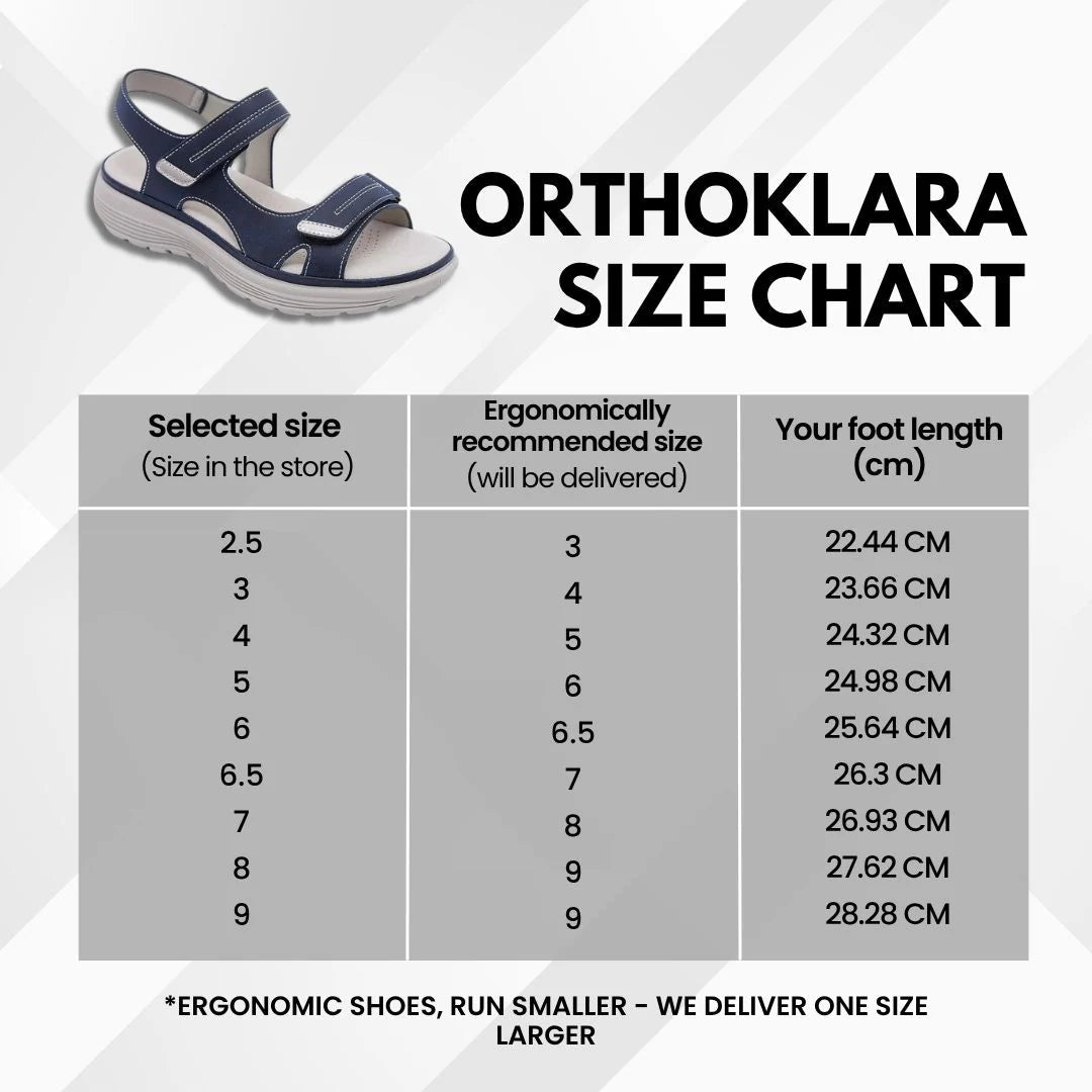 OrthoKlara - ergonomic, pain relieving & non - slip sandals for women - Solea Monaco