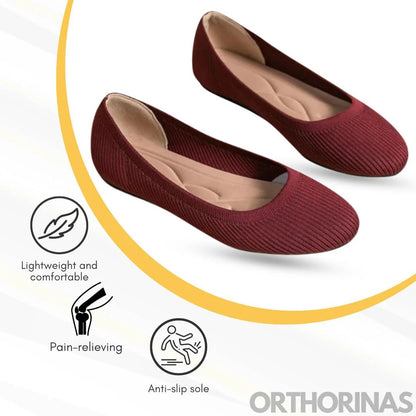 Orthorinas™ - Ergonomic pain - relieving ballerina flats - Solea Monaco