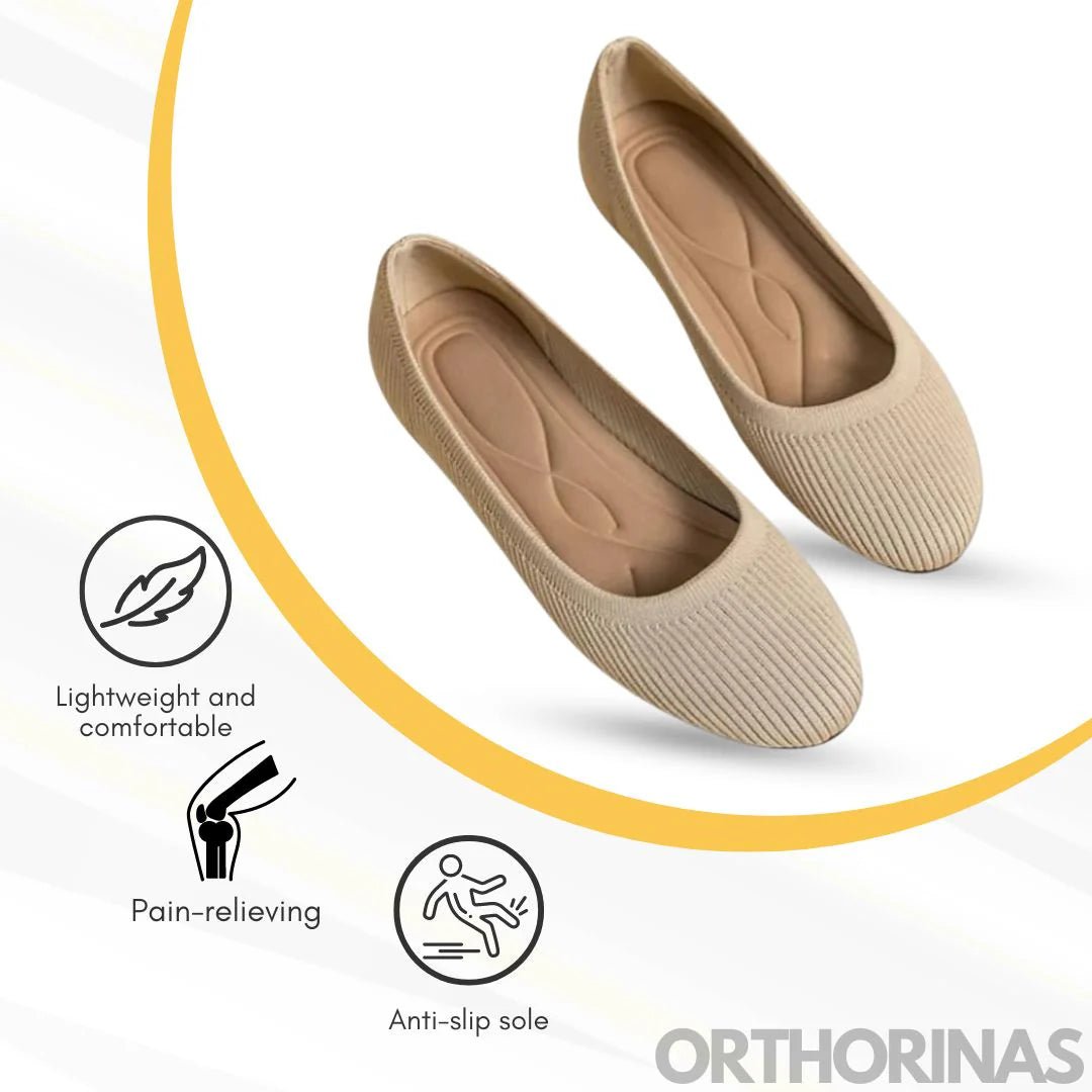 Orthorinas™ - Ergonomic pain - relieving ballerina flats - Solea Monaco