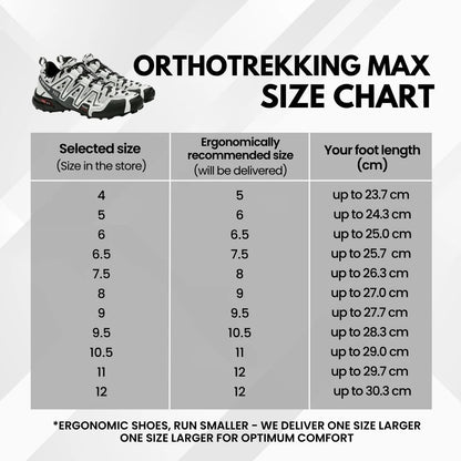 OrthoTrekking Max - orthopaedic pain - relieving walking & hiking shoes - Solea Monaco